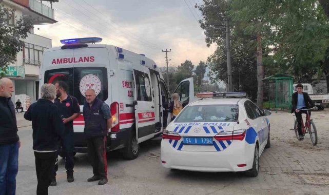 Seyir halindeyken dengesini kaybederek motosikletten düşen sürücü yaralandı