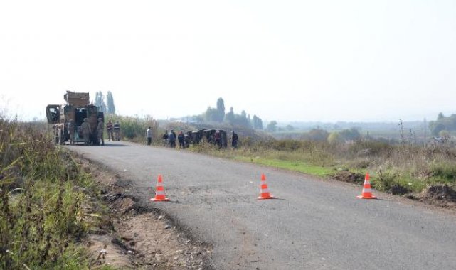 Siirt'te, kazada alev alan otomobilde ölen anne ve 5 çocuğu, yan yana toprağa verildi