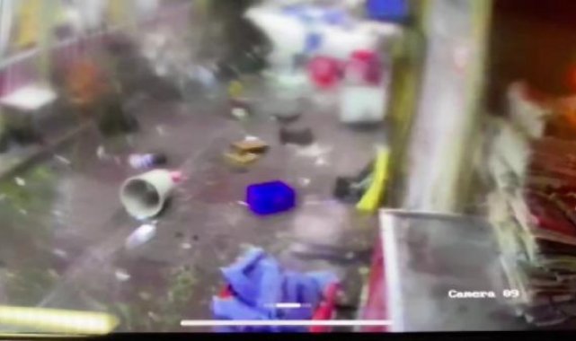 Şile Ağva'yı fırtınayla gelen afet güvenlik kamerasına yansıdı