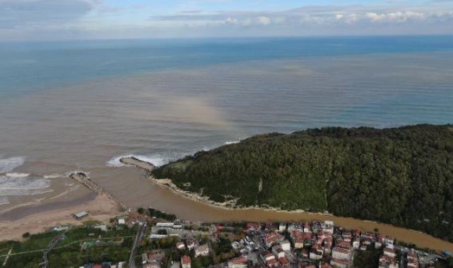 Şile Ağva'da son durum havadan fotoğraflandı