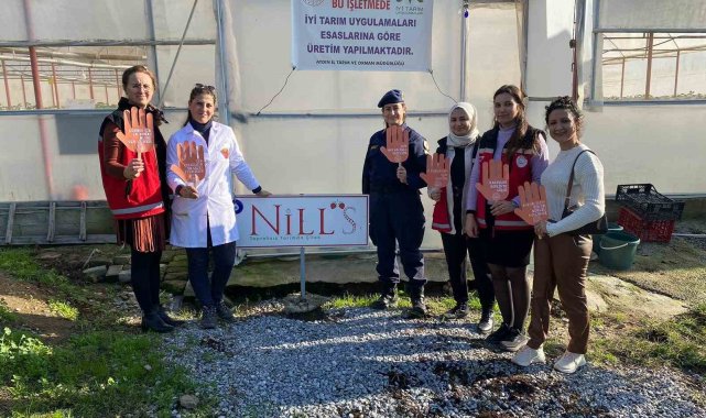 Söke'de şiddete karşı farkındalık etkinliği