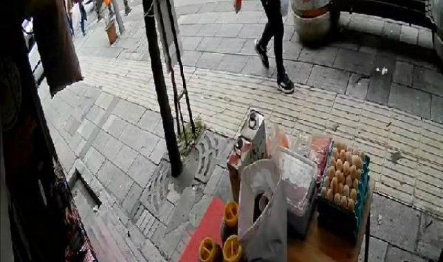 Sultangazi'de hırsızlık şüphelisi ile iş yeri sahibi arasında kovalamaca