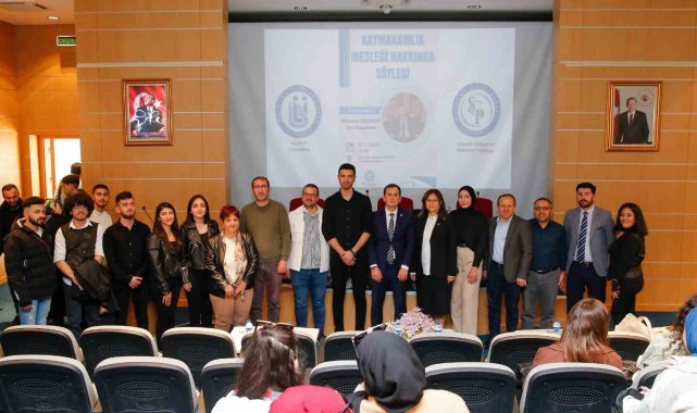 Torul Kaymakamı Kılıçaslan, üniversitesi öğrencilerine Kaymakamlık kariyerini anlattı
