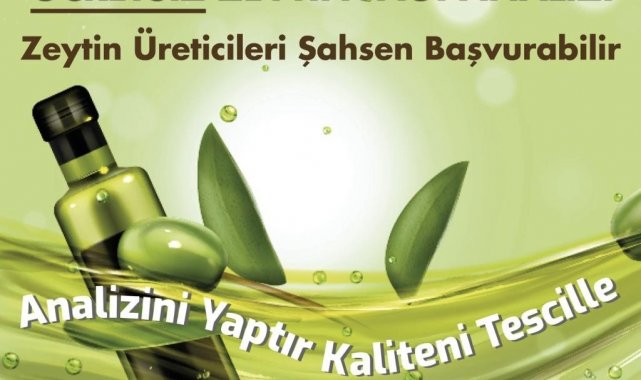 Ücretsiz zeytinyağı analizi başvuruları başladı