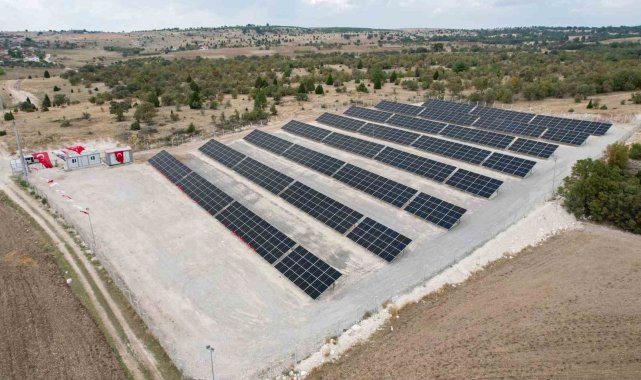 Uşak'ta güneş enerji santrali açıldı