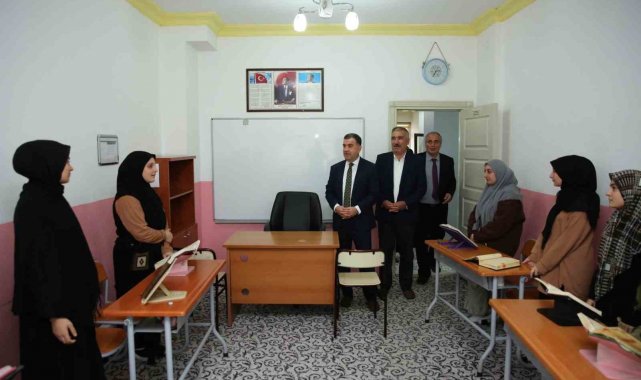 Vali Eldivan, Arpalı Beldesindeki yatırım alanlarında incelemelerde bulundu