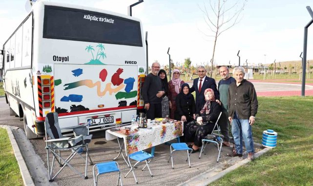 Yedigöller'de karavancılarla buluştu