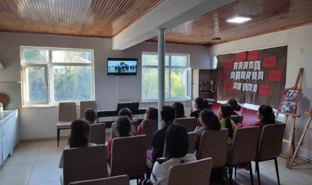 Yığılca'da zulme sessiz kalma sergisi düzenlendi