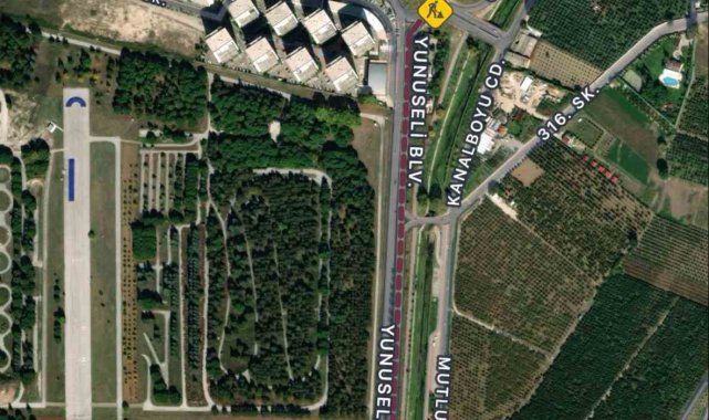 Yunuseli Bulvarı'nda trafik düzenlemesi