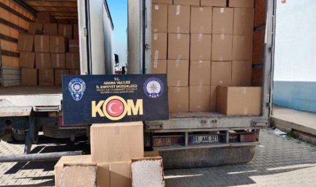 20 milyon TL değerinde kaçak doldurulmuş sigara ele geçirildi