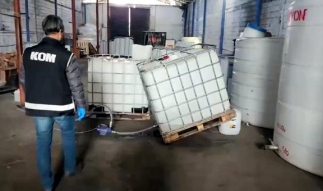 'Çengel-5' operasyonlarında 187 ton kaçak ve sahte içki ele geçirildi