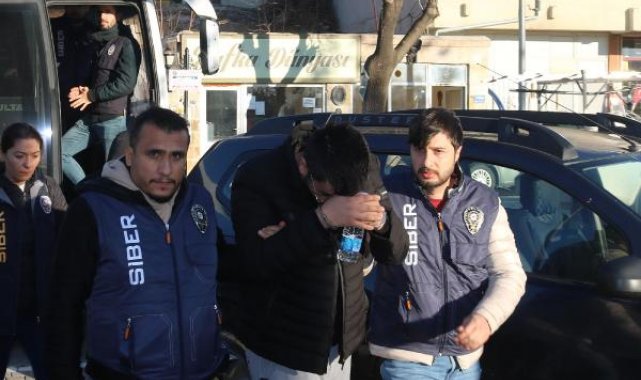 'Kargo dolandırıcılığı' operasyonunda gözaltına alınan şüpheliler adliyede