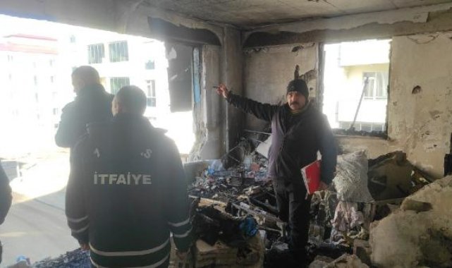 6 kişinin yaralandığı doğal gaz patlamasında, 14 daire hasar gördü