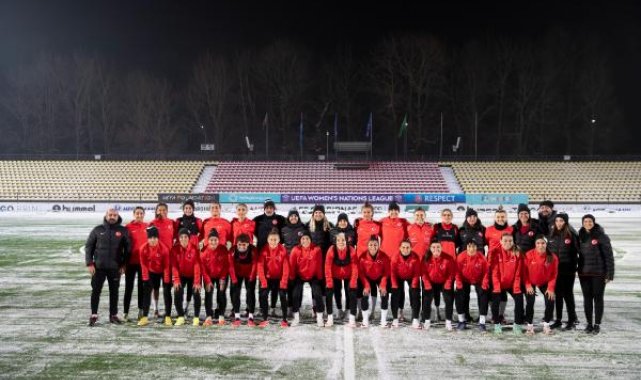 A Milli Kadın Futbol Takımı, Litvanya'da son çalışmasını yaptı