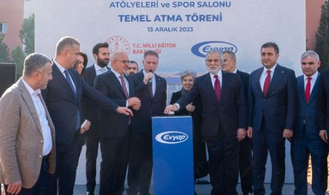 Ahmet Fikret Evyap Mesleki ve Teknik Anadolu Lisesi'nin temel atma töreni gerçekleştirildi