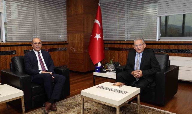 Aile Ve Sosyal Hizmetler İl Müdürü Yıldırım ile Başkan Akbıyık'tan Başkan Büyükkılıç'a, ziyaret