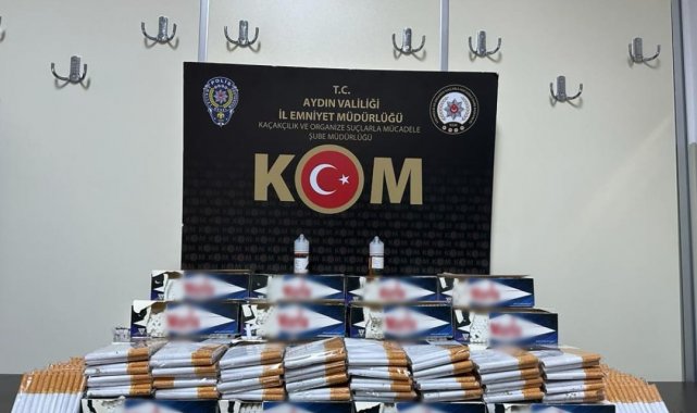 Aydın'da 90 binin üzerinde makaron ele geçirildi