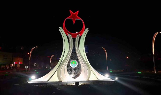 Ayyıldız Heykeli havadan görüntülendi
