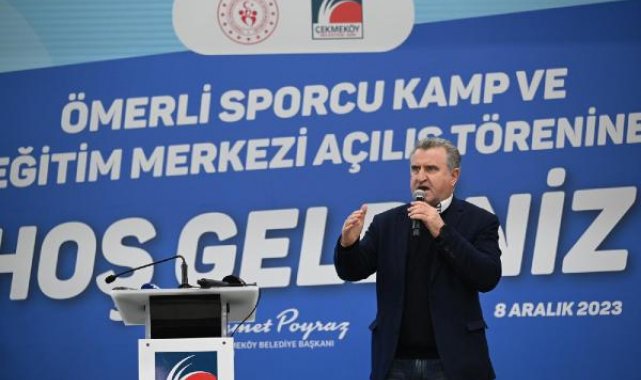 Bakan Bak, Çekmeköy'de kamp ve eğitim merkezinin açılışını yaptı