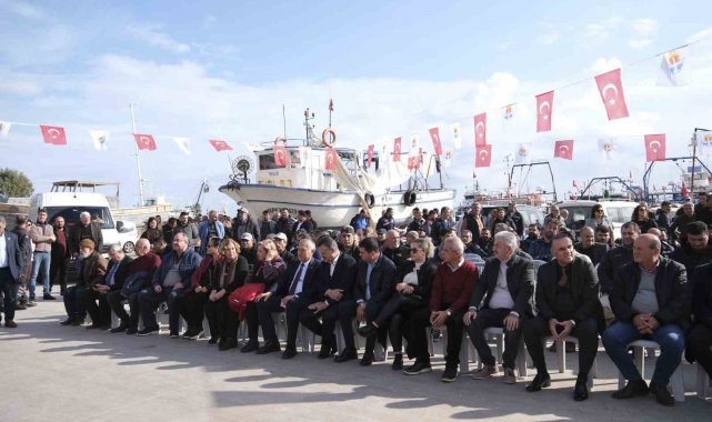 Balıkçılara 600 adet ip ağ ve 100 adet fanya takımı dağıtıldı