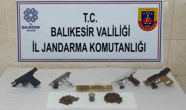 Balıkesir merkezli silah operasyonu: 17 gözaltı