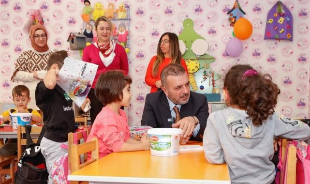 Başkan Ercan gününü öğrencilere ayırdı