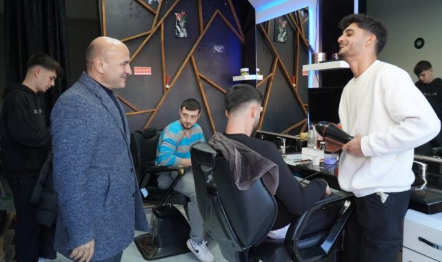 Başkan Metin Oral'dan esnaf ziyareti