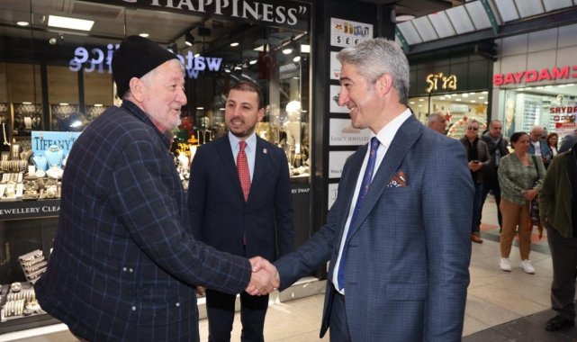 Başkan Oktay esnafların yeni yılını kutladı