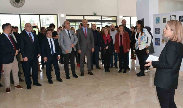 BAÜN'de 27 ülkeden sanatçıların eserleri sergilendi