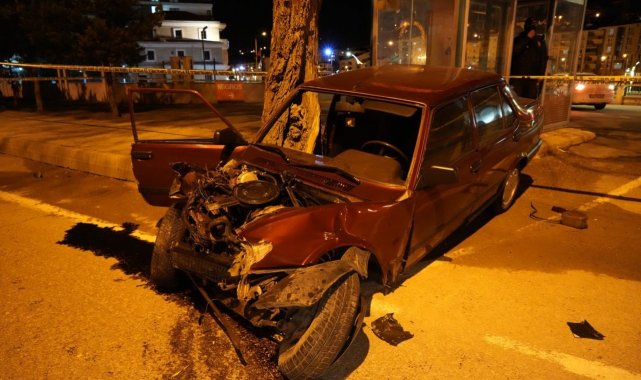 Bayburt'ta trafik kazası: 1 ölü, 1 ağır yaralı