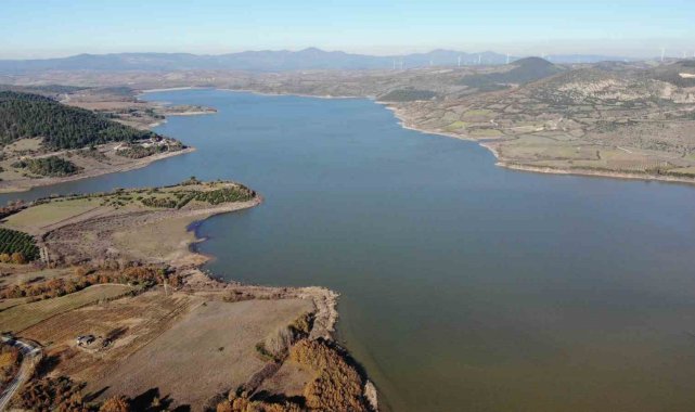 Bayramiç Barajı'nda yüzde 8 olan su seviyesi yüzde 68'e ulaştı