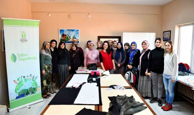 Belde evi kursiyerlerine iklim değişikliği anlatıldı