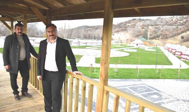 Belediye Başkanı Doğan, Atayurt Obasındaki çalışmaları yerinde inceledi