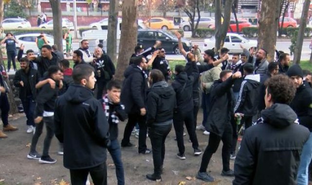 Beşiktaş taraftarları Eryaman Stadı'nda