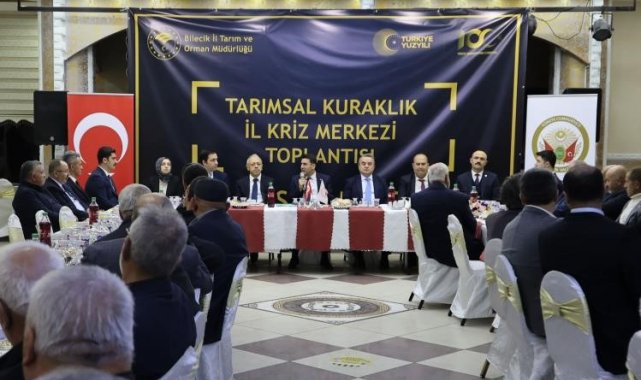 Bilecik'te 'Tarımsal Kuraklıkla Mücadele Eylem Planı' ele alındı