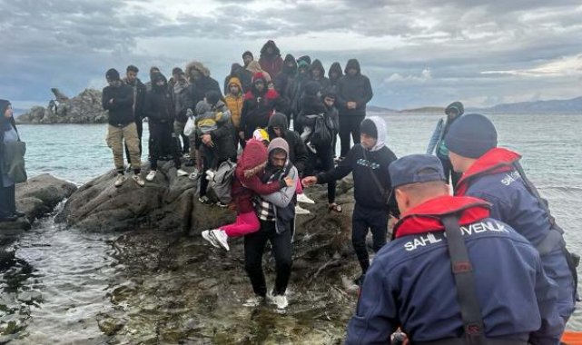 Bodrum'da 66 kaçak göçmen yakalandı, 38 kaçak göçmen kurtarıldı