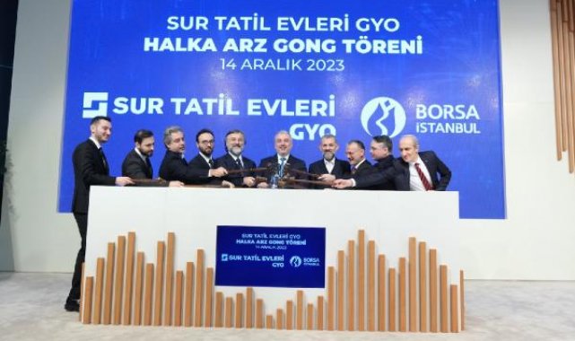 Borsa İstanbul'da gong Sur Tatil Evleri GYO için çaldı