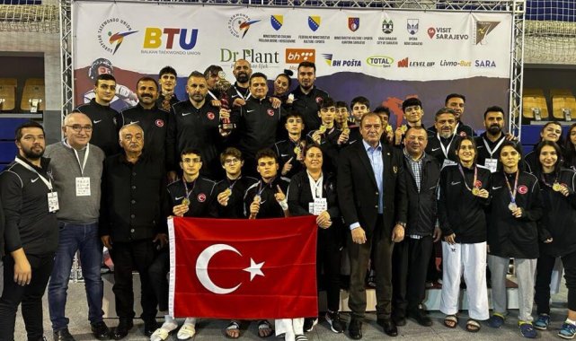 Burhaniyeli tekvandocu Balkan üçüncüsü oldu