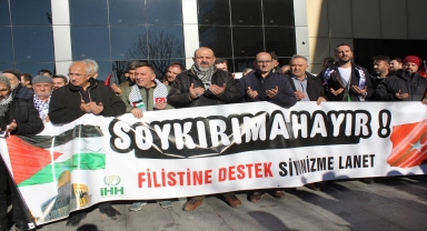 Bursa, Kütahya ve Yalova'da Gazze'ye destek yürüyüşleri ve 