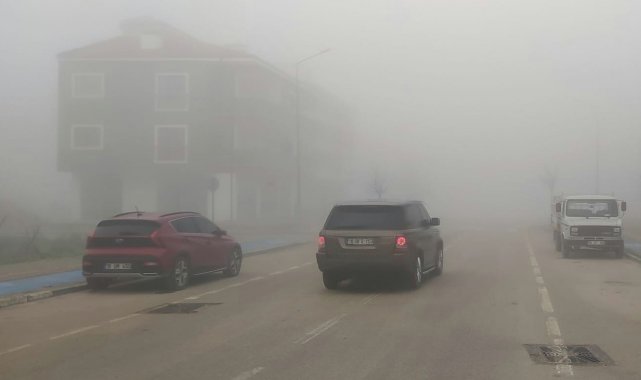 Bursa'da sis etkili oldu