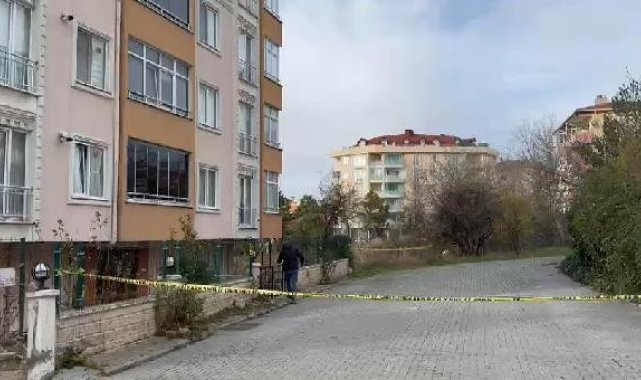 Büyükçekmece'de bir binanın önünde el bombası bulundu - 1
