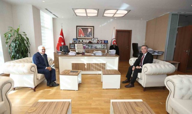 Büyükkılıç'tan 1. İdare Mahkemesi Başkanı Ayrancı'ya ziyaret