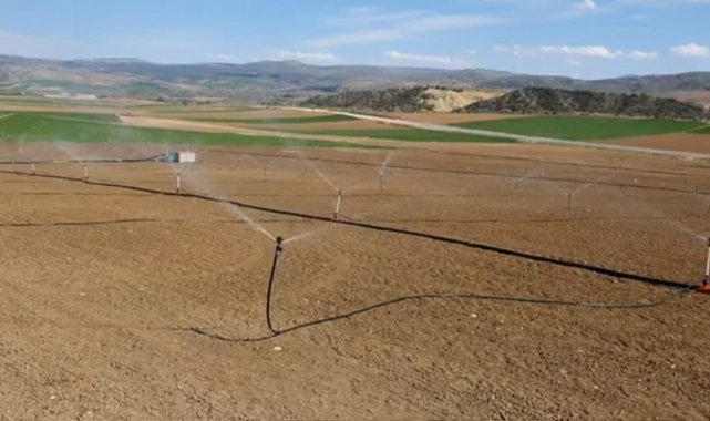 Büyükşehir'den Talas'ta 70 hektarlık arazinin sulama sorununa çözüm