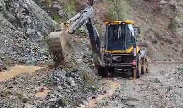 Çameli'nde aşırı yağışlarda bozulan yollar tekrar kullanıma açıldı