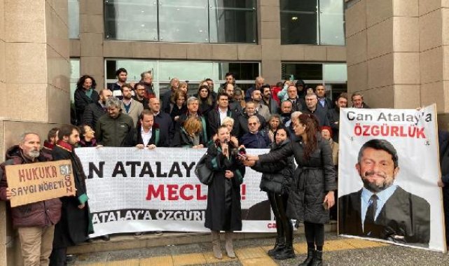 Can Atalay için adliye önünde basın açıklaması