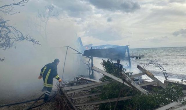 Çanakkale'de restoran yandı