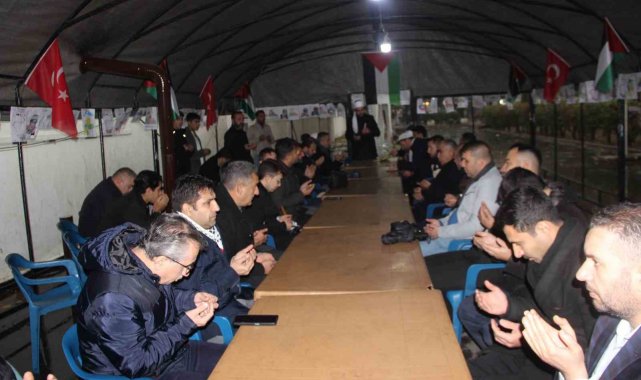 Cizre'de Filistin şehitleri için mevlit okundu