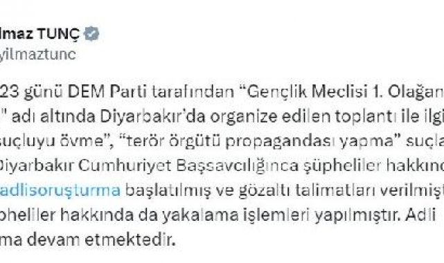 DEM Parti kongresindeki terör propagandasına soruşturma