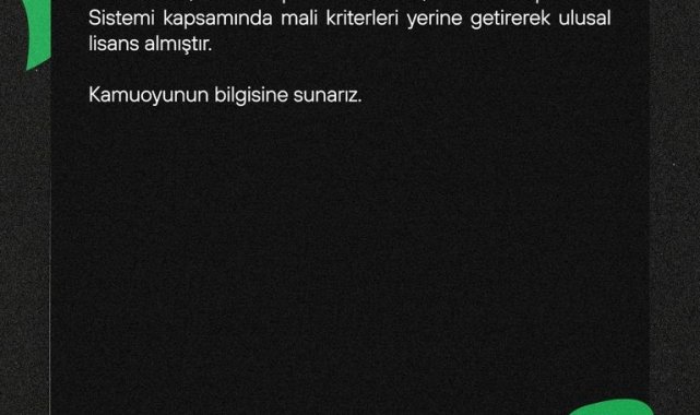 Denizlispor, Ulusal Kulüp Lisansı aldı