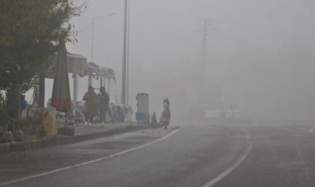 Diyarbakır'da sis etkili oldu